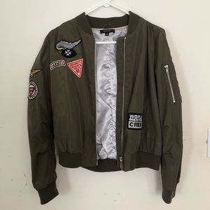 Army Green BOMBER Jacket